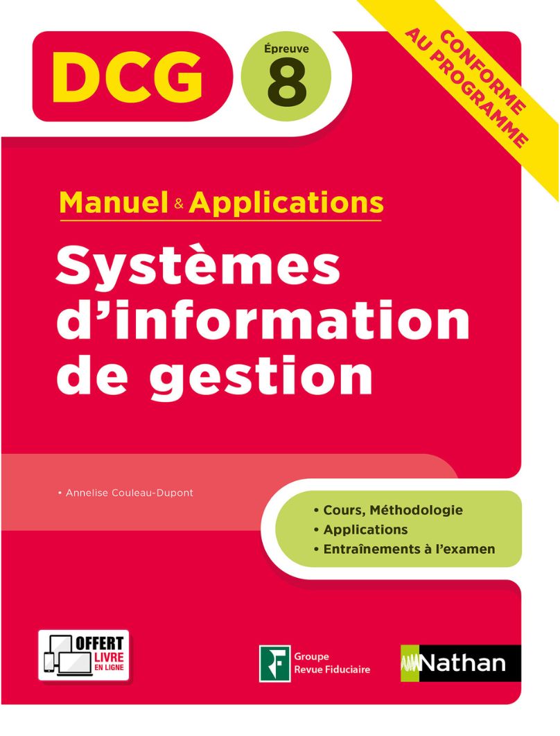 DCG 8 - Syst&egrave;mes d'information de gestion (&Eacute;d. 2020)